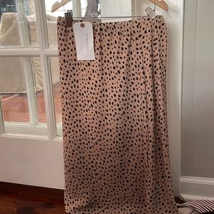 NWT animal print skirt